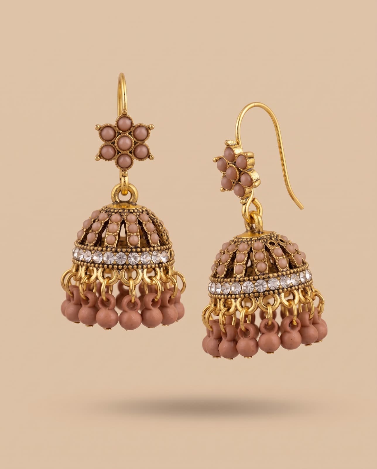 Brown Jhumka